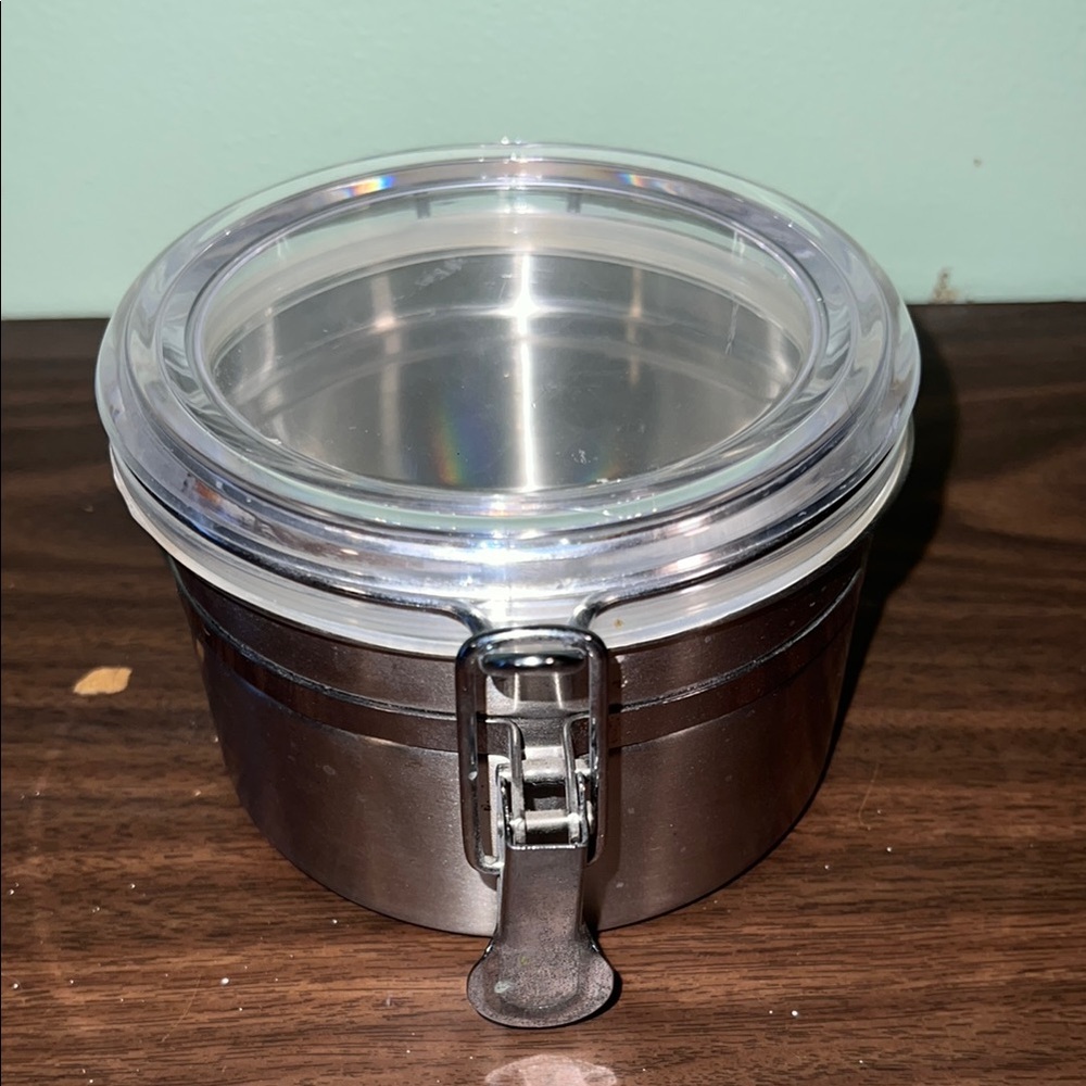 OGGI Stainless Steel Airtight Clear Lid Canister